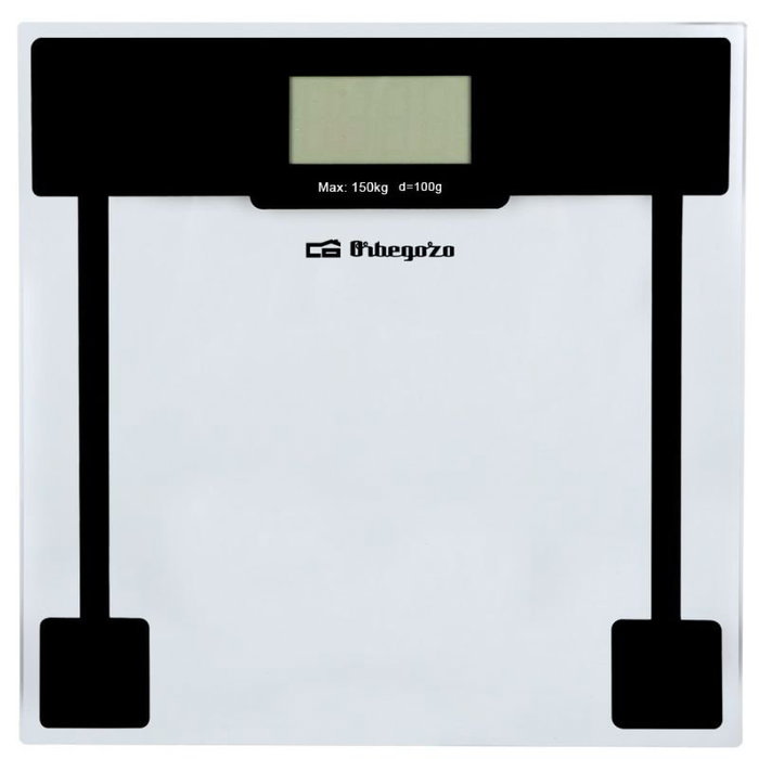 Orbegozo PB 2210 Báscula de baño de cristal hasta 150 kg Orbegozo PB 2210 Báscula de baño de cristal hasta 150 kg